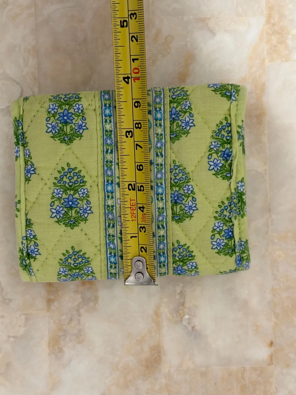 Vera Bradley Citrus Elephant Quilted Shoulder Bag & Matching Wallet Set